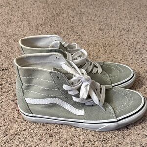 Vans Cream High-Top Sneakers